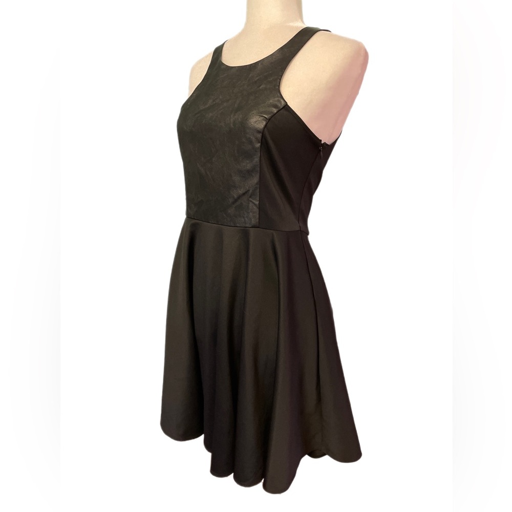 Tobey Grey skater style dress black size M